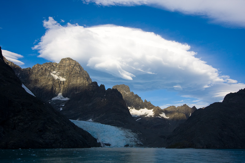 Clouds Above Drygalski Fjord